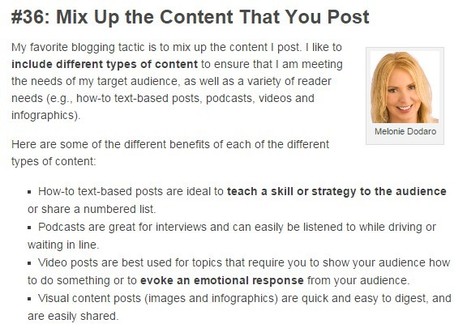 39 Blogging Tips From the Pros | Education 2.0 & 3.0 | Scoop.it