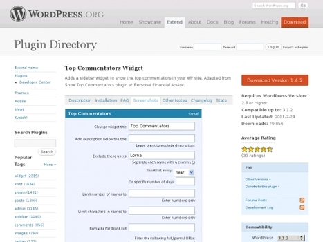 WordPress Express : plugins pour mettre en avant vos visiteurs et vos billets | Websourcing.fr | Technologie Au Quotidien | Scoop.it