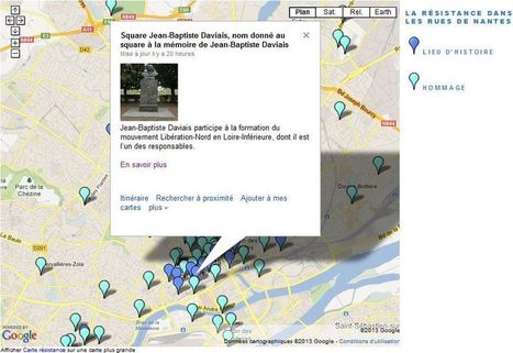 « La résistance dans les rues de Nantes » : une carte interactive à découvrir sur le blog « Vivre en temps de guerres » - [Château des ducs de Bretagne] | Histoire 2 guerres | Scoop.it