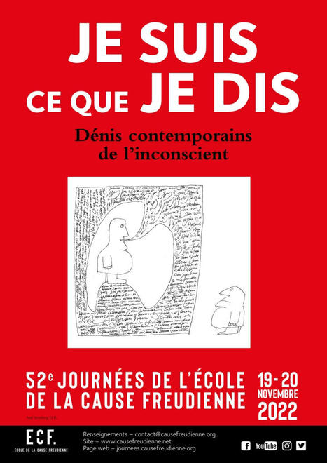 ECF. J52 &laquo;&nbsp;Je suis ce que je dis&nbsp;&raquo; &ndash; | Nouvelles Psy | Scoop.it