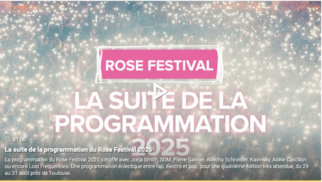 Rose Festival. Lancée de poudre rose, concerts et cours de yoga géant : une garden-party XXL sur le campus de Rangueil en avant-goût ce vendredi | Revue de presse | Scoop.it