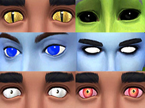 An Assortment of Sci-Fi Eyes, All Ages << Mod The Sims | Les Sims | Scoop.it