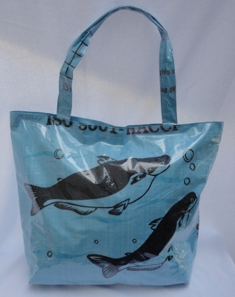 Eco-Friendly Fish Blue Bag | Eco-Friendly Messenger Bags By Disabled Home Based Workers. | Scoop.it