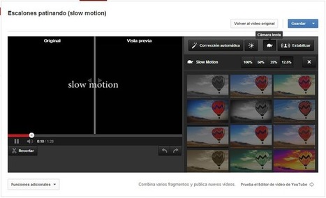 Nueva herramienta Slow Motion de Youtube: La probamos y te enseñamos a usarla | Educación, TIC y ecología | Scoop.it