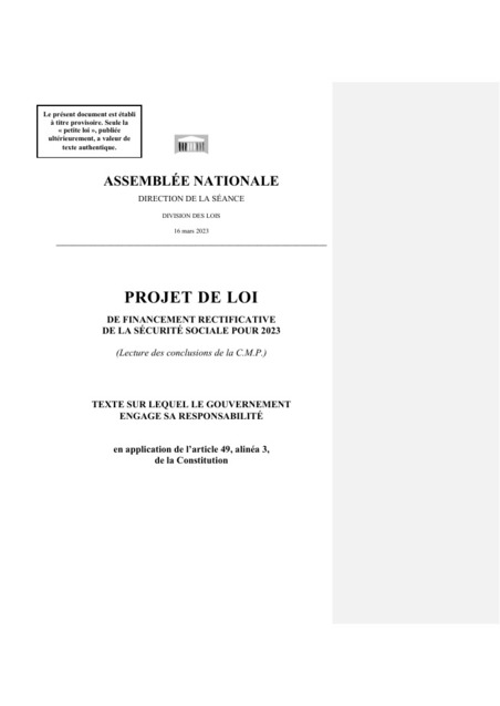 Projet de loi de réforme des retraites / PLFRSS 2023 | Veille juridique du CDG13 | Scoop.it