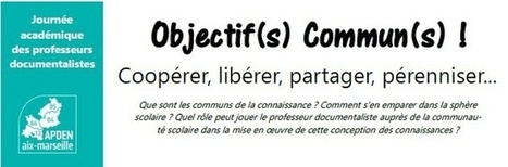 Les communs et les savoirs en partage : que faut-il enseigner ? 27 Janvier 2018 | Créativité et territoires | Scoop.it