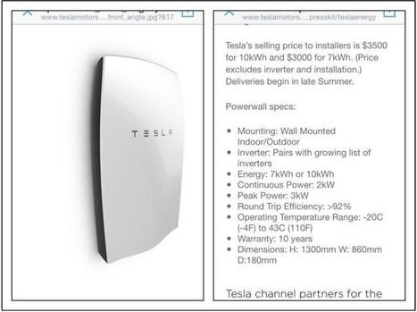 Kunnen we de transitie naar zonne-energie volledig gaan maken met batterijen zoals de Powerwall van Tesla? | Anders en beter | Scoop.it