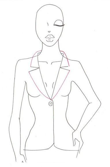 How to draw jacket | Fashion Drawing | Templates and Tutorials | Drawing and Painting Tutorials | Scoop.it