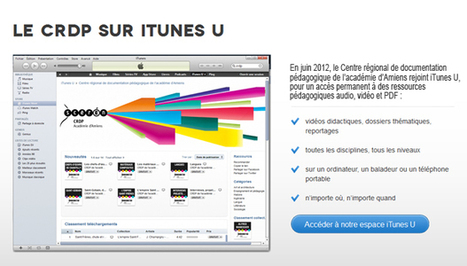 Ouverture du site iTunes U du CRDP de l’académie d’Amiens | | TUICnumérique | Scoop.it