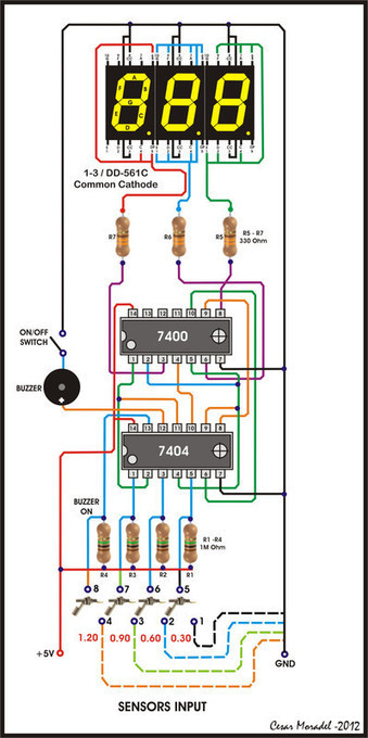 Conceptos básicos de un display de 7 segmentos | tecno4 | Scoop.it