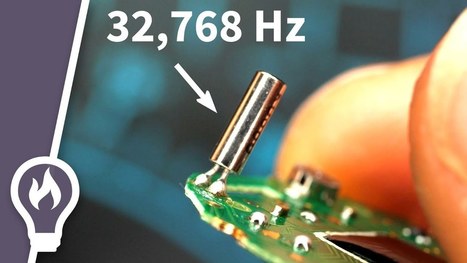 Por qué la frecuencia de los cristales de cuarzo de los relojes es 32.768 Hz, incluyendo explicación con chanclas  | Artículos CIENCIA-TECNOLOGIA | Scoop.it