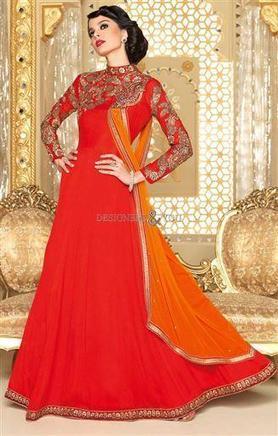 anarkali neck designs