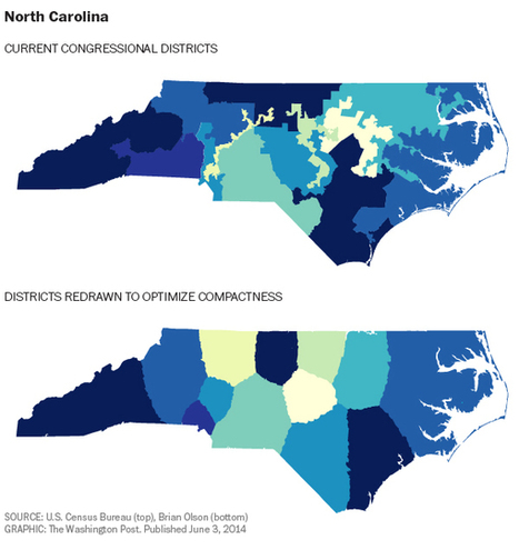 This computer programmer solved gerrymandering in his spare time | ED 262 Institutional Discrimination | Scoop.it