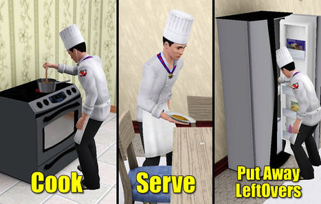 MODERNTIMES SIMS 3!: Chef Service - v1.4 BY DOUGLASVEIGA | Les Sims | Scoop.it