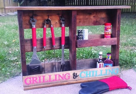 Grilling Shelf Out Of Pallet Wood | 1001 Pallets ideas ! | Scoop.it
