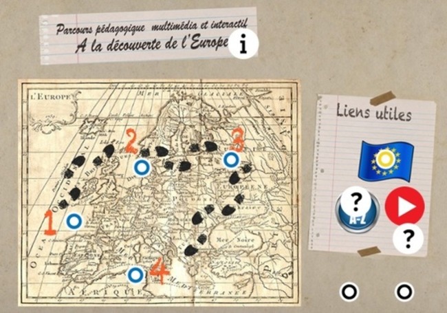 La découverte de l'Europe - Parcours pédagogique interactif by Catherine Ricoul | POURQUOI PAS... EN FRANÇAIS ? | Scoop.it