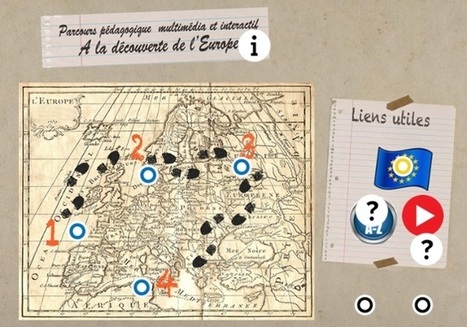 La découverte de l'Europe - Parcours pédagogique interactif by Catherine Ricoul | FLE CÔTÉ COURS | Scoop.it