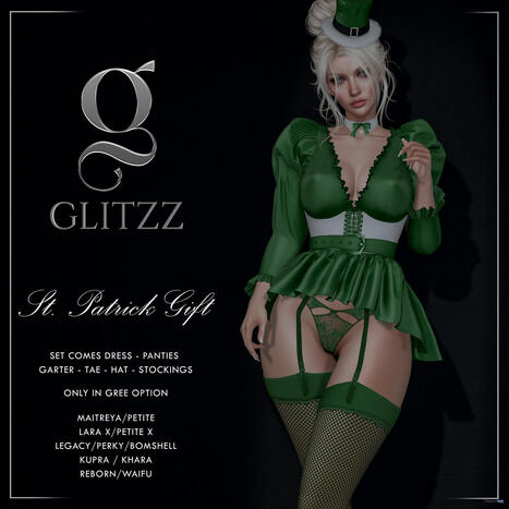 Emerald Set St. Patrick 2026 Group Gift by Glitzz | Teleport Hub - Second Life Freebies | Second Life Freebies | Scoop.it