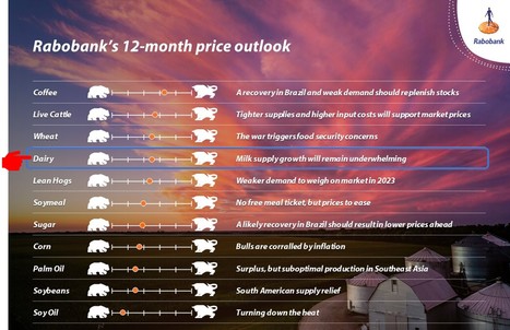 Rabobank anticipe une baisse globale des prix en 2023 | Lait de Normandie... et d'ailleurs | Scoop.it