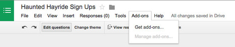 Google Drive Blog: Add-ons for Forms bring a little something extra to your surveys | Time to Learn | Scoop.it
