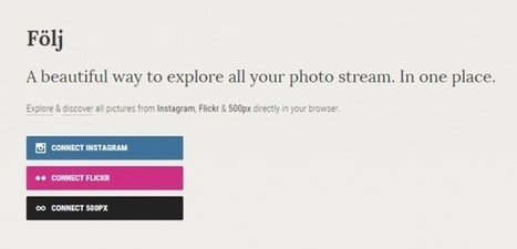 folj, para ver las fotos de instagram, flickr y 500px en un solo lugar | El Mundo del Diseño Gráfico | Scoop.it