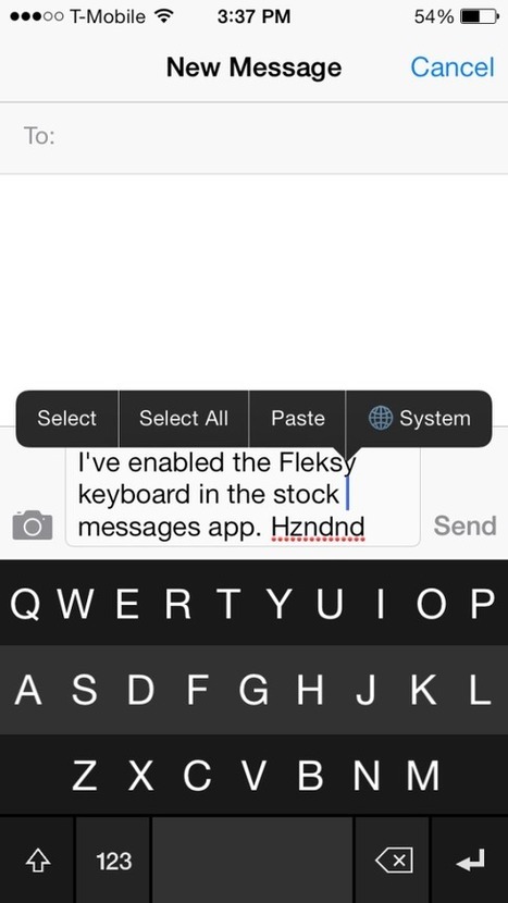 How to enable the Fleksy Keyboard in stock applications | Jailbreak News, Guides, Tutorials | Scoop.it
