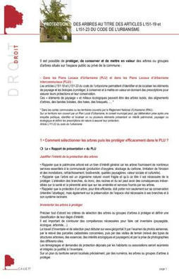 Protéger dans les PLU et PLUI avec les Articles L151-19 & L151-23 CU | CAUE77 - Calaméo | La SELECTION du Web | CAUE des Vosges - www.caue88.com | Scoop.it