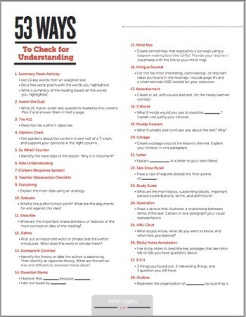 50+ Ways to Do Formative Assessment in Class ~ Educational Technology and Mobile Learning | Information and digital literacy in education via the digital path | Scoop.it