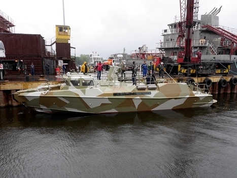 Russie : mise à l'eau pour essais du 1er patrouilleur ultra-rapide "Raptor" (Projet 03160) | Newsletter navale | Scoop.it