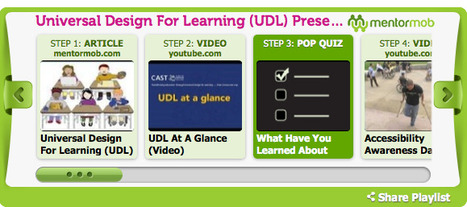 Universal Design For Learning (UDL): A MentorMob Playlist | UDL - Universal Design for Learning | Scoop.it