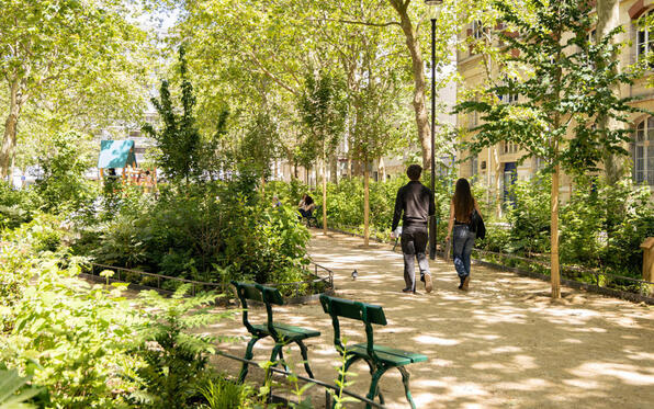 &Agrave; Nation, l'avenue de Bouvines transform&eacute;e en jardin - Ville de Paris