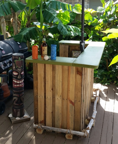 Backyard BBQ Tiki Bar | 1001 Pallets ideas ! | Scoop.it