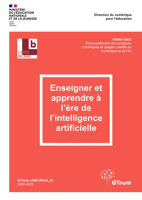 Livre blanc “Enseigner et apprendre à l’ère de l’Intelligence Artificielle. Acculturation, intégration et usages créatifs de l’IA en éducation” | Insect Archive | Scoop.it