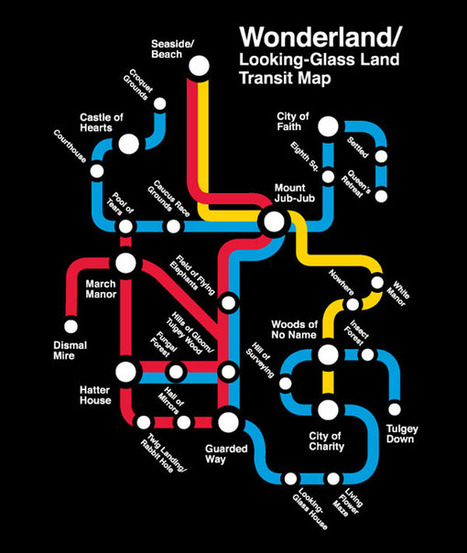 Alice in Wonderland as a Subway Map | Voices in the Feminine - Digital Delights | Scoop.it