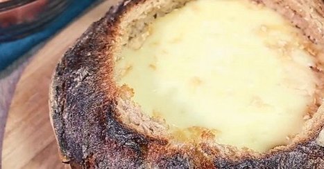 Pour faire une fondue au Reblochon dans une miche de pain, rien de plus facile ! | Remue-méninges FLE | Scoop.it