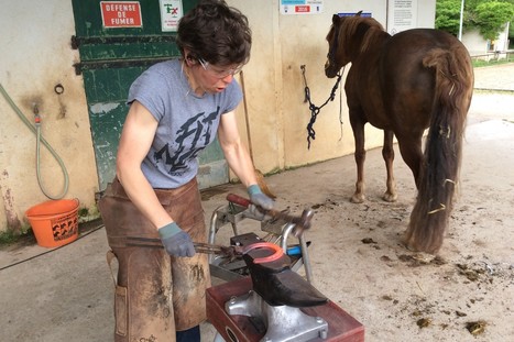 "J’aime être fatiguée après mon travail", confie Patricia, maréchal-ferrant | Cheval et Nature | Scoop.it