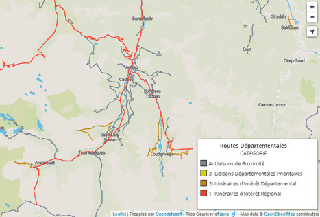 Classification des routes départementales des Hautes-Pyrénées — OpenData du Département des Hautes-Pyrénées | Vallées d'Aure & Louron - Pyrénées | Scoop.it