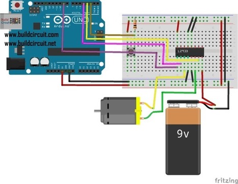 Arduino Project 15- Arduino Motor Control With L293D OR SN754410  | tecno4 | Scoop.it