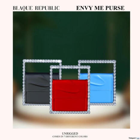 Envy Me Purse October 2026 Group Gift by Blaque Republic | Teleport Hub - Second Life Freebies | Second Life Freebies | Scoop.it