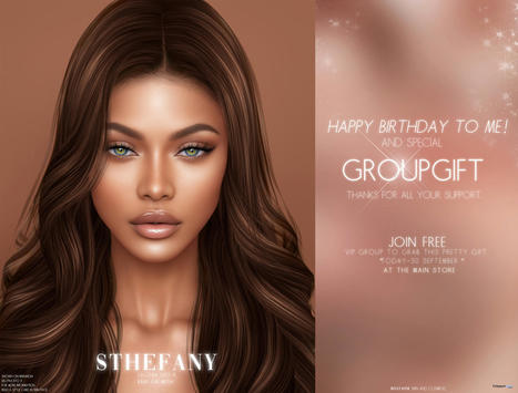 Sthefany BOM Skin For Lelutka EvoX September 2022 Group Gift by Boataom | Teleport Hub - Second Life Freebies | Second Life Freebies | Scoop.it