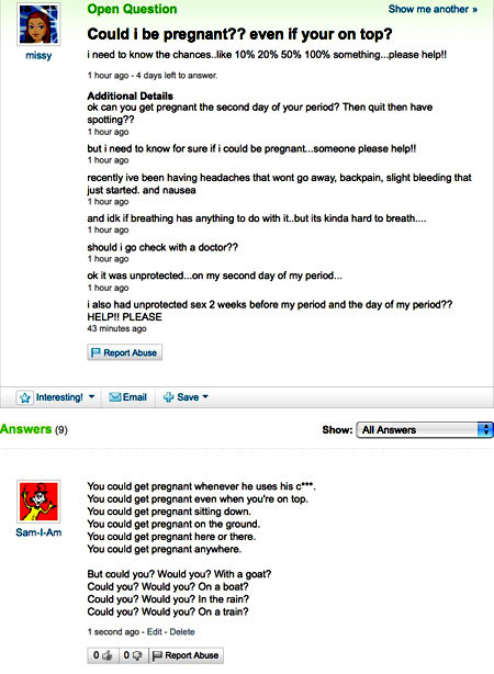 Another 10 Hilarious Yahoo Answer Questions | Fail | Scoop.it