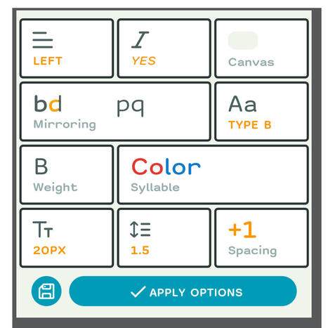 Dyslexia Reading App For Comfortable Reading | ED262 mylineONLINE:  Exceptionalities and Accessibilities | Scoop.it
