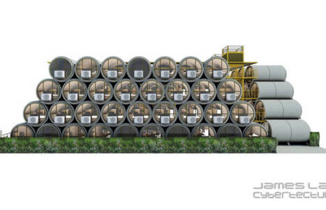 Incredible Concrete Tubes Appartments Concept – Fubiz Media | 1001 Creative ideas ! | Scoop.it