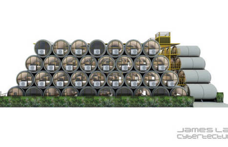 Incredible Concrete Tubes Appartments Concept – Fubiz Media | 1001 Creative ideas ! | Scoop.it