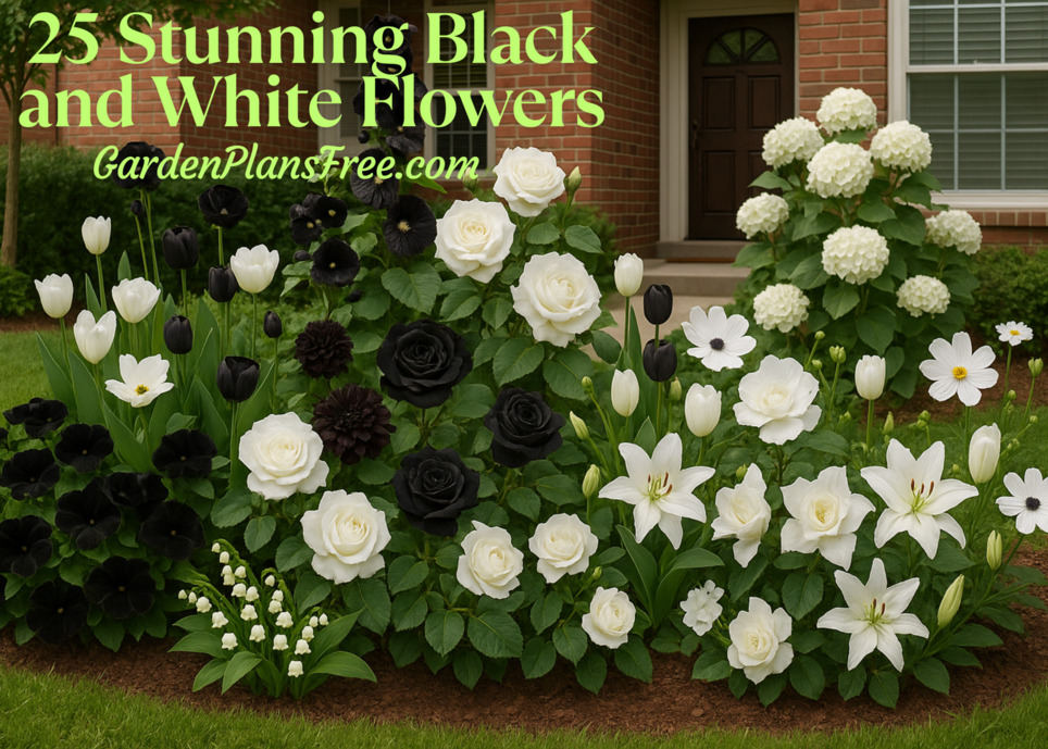 25 Stunning Black and White Flowers for Your Garden | Garden Plans | Scoop.it