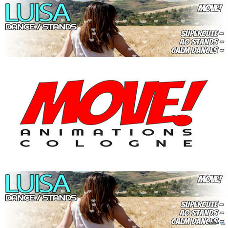 New Release: Luisa Vol 3 Bento Dance Pack by MOVE! Animations Cologne | Teleport Hub - Second Life New Releases | Second Life Freebies | Scoop.it