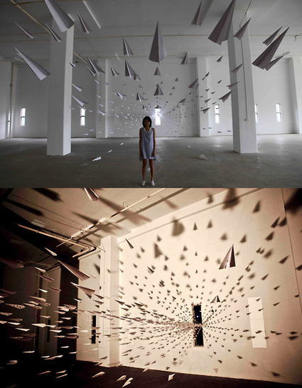 Dawn Ng: "i fly like paper" | Art Installations, Sculpture, Contemporary Art | Scoop.it