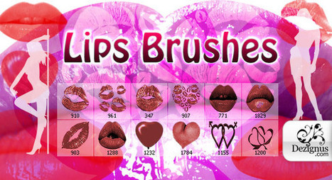 Dezignus.com » Blog Archive » Lovely Lips Brushes | Drawing References and Resources | Scoop.it