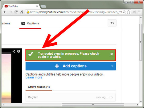 How to Add Subtitles to YouTube Videos | EdTech Tools | Scoop.it