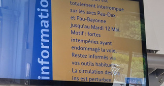 La circulation des trains entre Dax et Pau va reprendre progressivement ce mardi 12 mai - ICI | Landes - Conseils municipaux & communautaires | Scoop.it